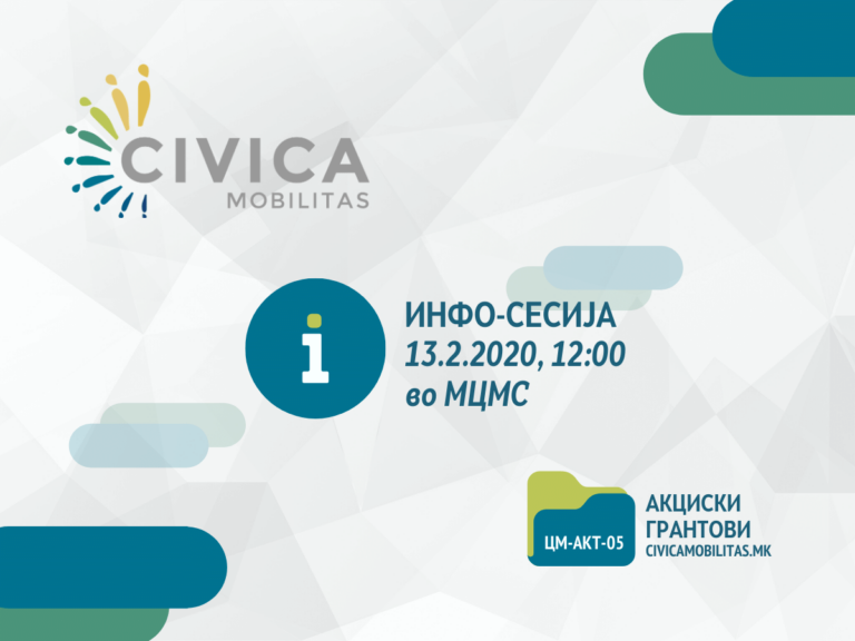 Информативна сесија за акциски грантови на Цивика мобилитас