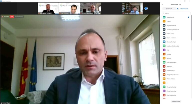 Да се подобри протокот на информации меѓу граѓанските организации и Главниот штаб за координирање кризи